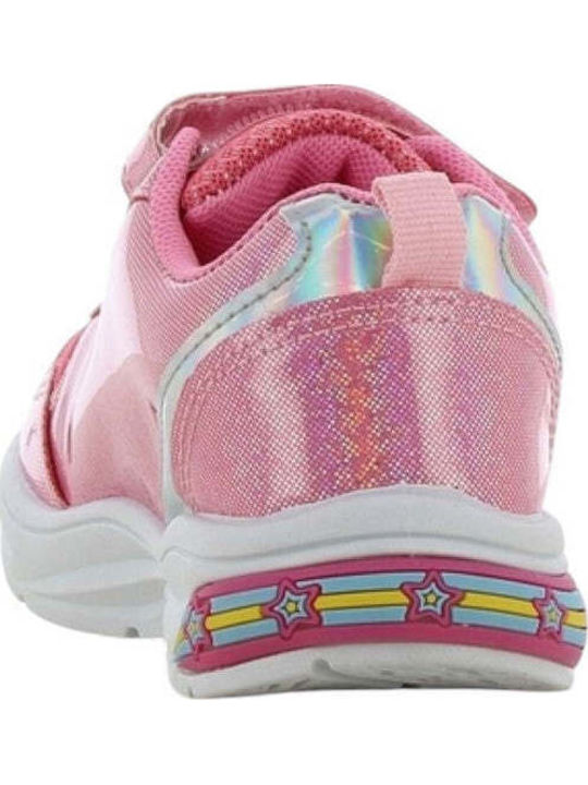 Unicorn Παιδικά Sneakers με Φωτάκια Φούξια