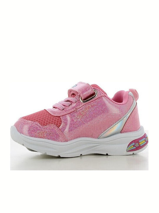 Unicorn Παιδικά Sneakers με Φωτάκια Φούξια