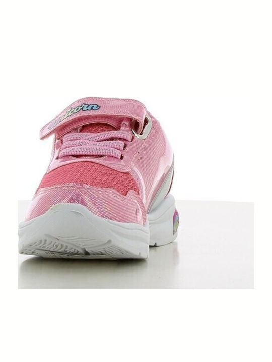 Unicorn Παιδικά Sneakers με Φωτάκια Φούξια
