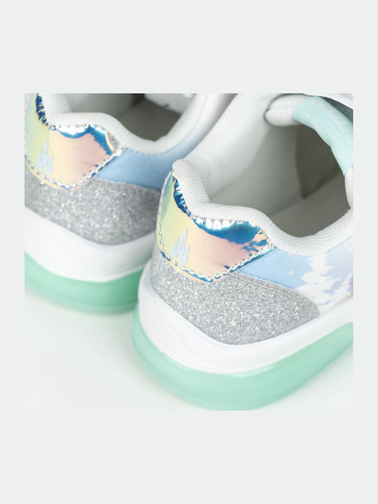 Παιδικά Sneakers με Σκρατς & Φωτάκια Λιλά