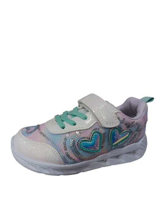 Kids Sneakers Anatomic with Scratch & Lights Pink