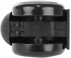 Caster for Office Chair Made of Rubber 5 Pieces Black