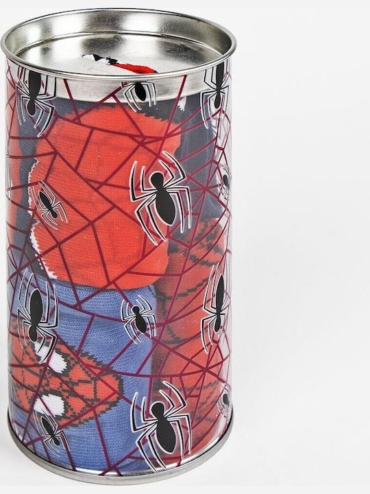 Spiderman Kindersocken RED-BLUE 4 Paar