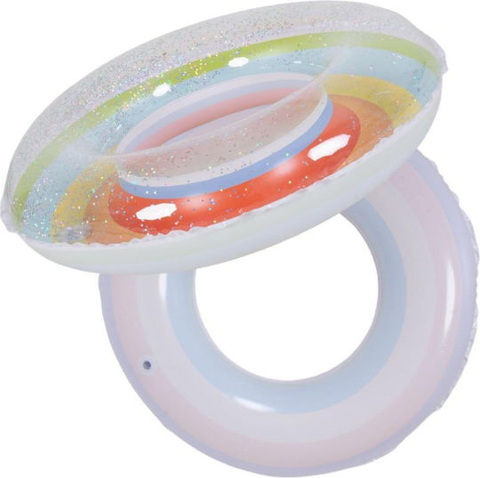 Jilong Aufblasbare Schwimmer für den Meer mit Glitzer 80x18cm