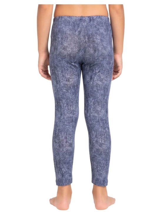 Kinder Leggings Lang Blue