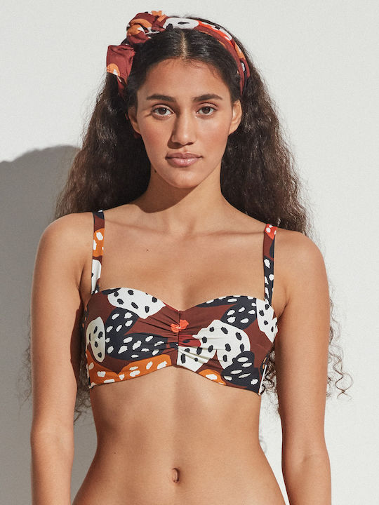 Bikini Set with Light Padding Brown