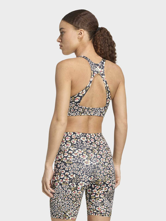 Sport-BH Optime Damen Weiß mit Futter