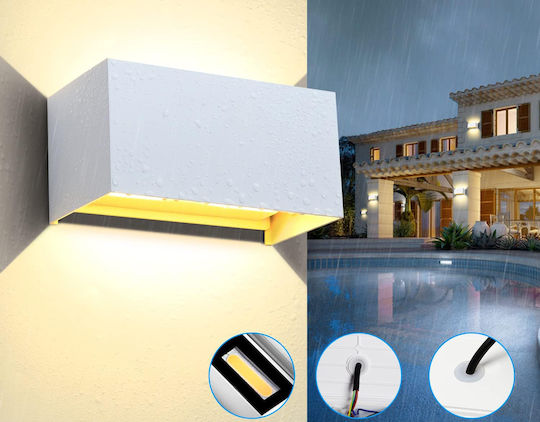 Стенни Външни Осветителни Тела LED IP65 20W с Топло Бяло Светлина