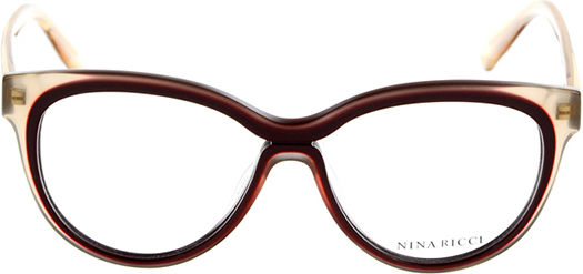 Nina Ricci Vnr031 09fh Transparent Burgundy Acetate