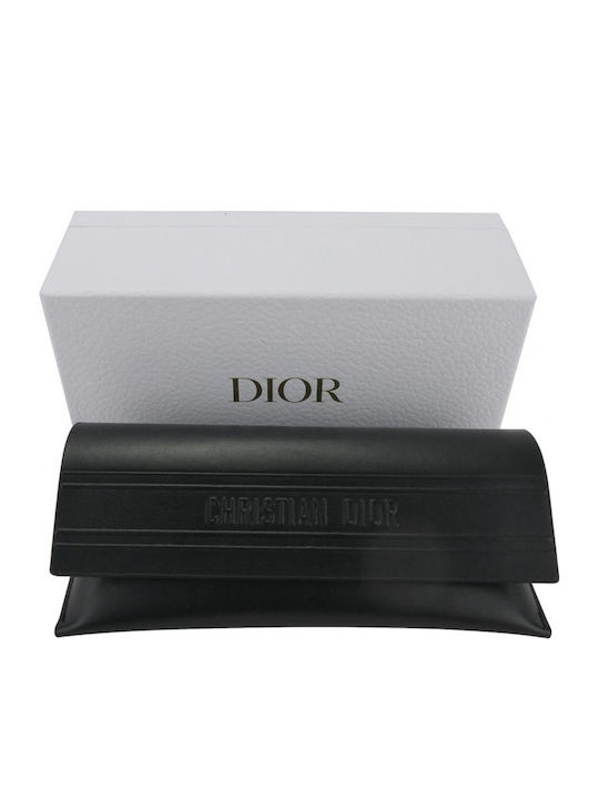 Dior Women's Sunglasses with Black Horn-Rimmed Frame and Black Lens CHARMS S1I 10A0