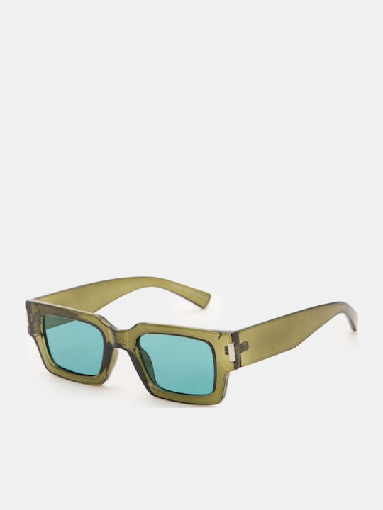 Luigi Unisex Γυαλιά Ηλίου με Πράσινο Σκελετό και Πράσινο Φακό 4841803