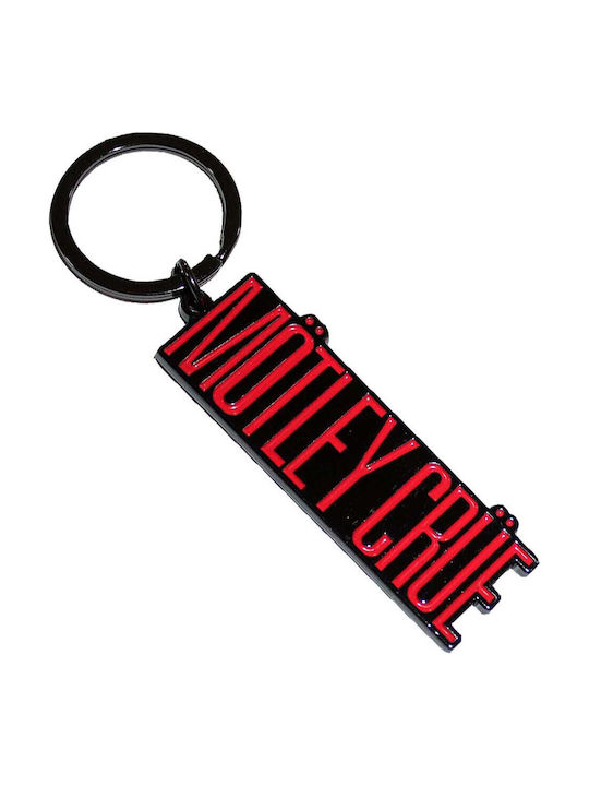 Metallic Keychain Motley Crue Logo Metal Keychain Motkey10