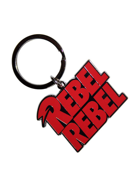 Metallic David Bowie Rebel Rebel Metal Keychain Bowkey09 Metallic David Bowie Rebel Rebel Metal Keychain Bowkey09
