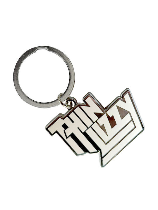 Metallic Keychain Thin Lizzy Logo Metal Keychain Tlkey01