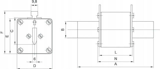 High Speed Fuse Insert Nh2/wt-2c Gf 125a/500v 004139396