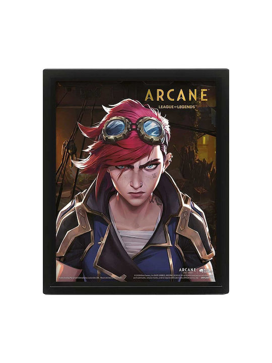 League Legends Arcane Poster lenticular 3d Jinx-vi