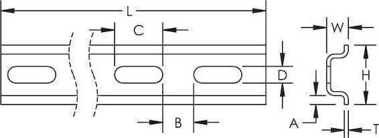 Support Rail Electrical Panel 557850