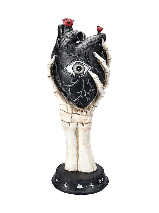 Pacific Dekorative Vase aus Polyurethan Schwarz 14,5xH33cm