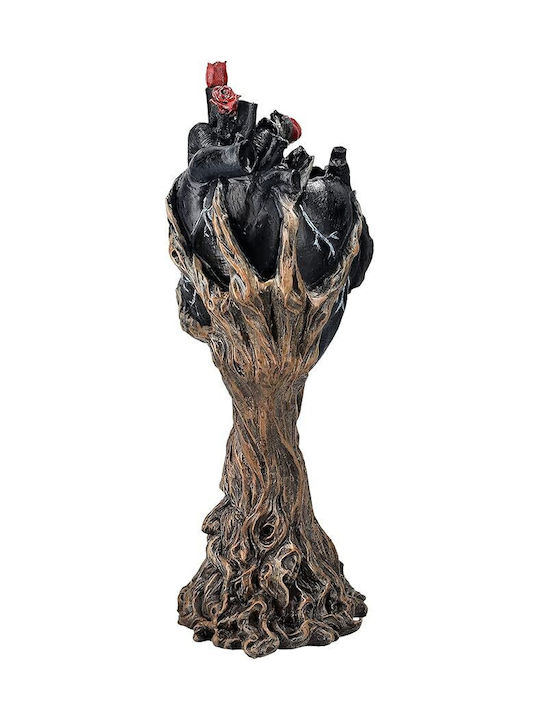 Pacific Decorative Polyresin Black Vase 14.5xH33cm