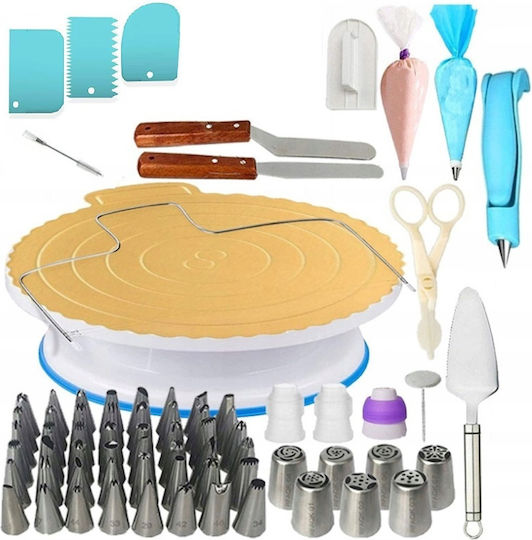 Set Pungi De Patiserie De Unică Folosință Din Plastic 1cm 124 Bucăți ZT1XJ53QWS180