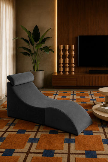 Πολυθρόνα Relax Γκρι 50x130x50cm