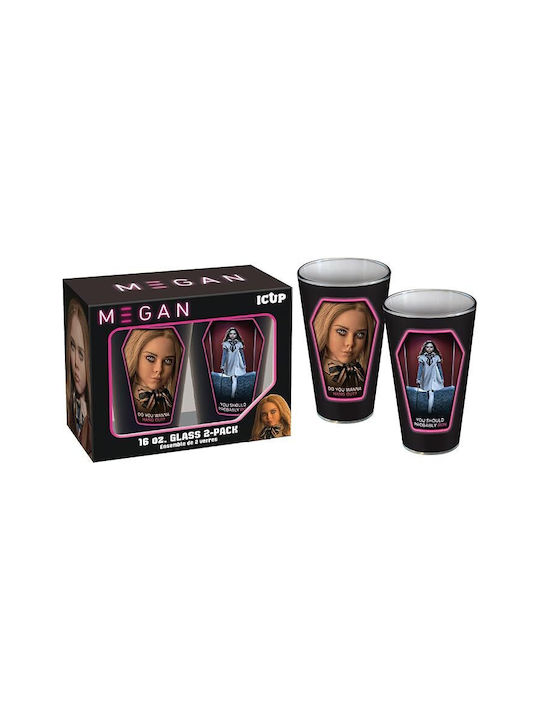 Out of the Blue Set Brillen Cocktail/Trinken aus Glas 470ml 2Stücke