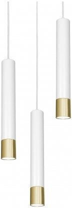 Luminex Nest Adjustable White Pendant Ceiling Light with GU10 Socket