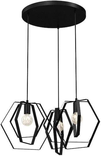 Luminex Hexagon Pendant Light Black Luminex Hexagon Pendant Light Black
