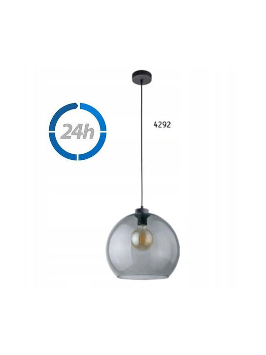 TK Lighting Cubus Pendant Light Black with Socket E27
