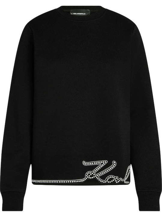 Damen Sweatshirt Schwarz
