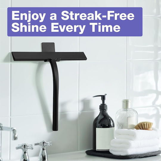 Universal Cleaning Squeegee Kincmax 24.5 X 23.5 X 1.8 Cm Suport de Montare M Oțel Negru