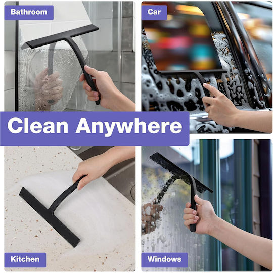 Universal Cleaning Squeegee Kincmax 24.5 X 23.5 X 1.8 Cm Suport de Montare M Oțel Negru