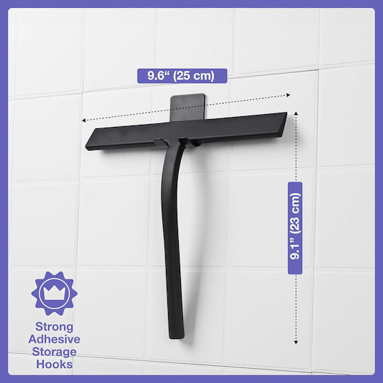 Universal Cleaning Squeegee Kincmax 24.5 X 23.5 X 1.8 Cm Suport de Montare M Oțel Negru