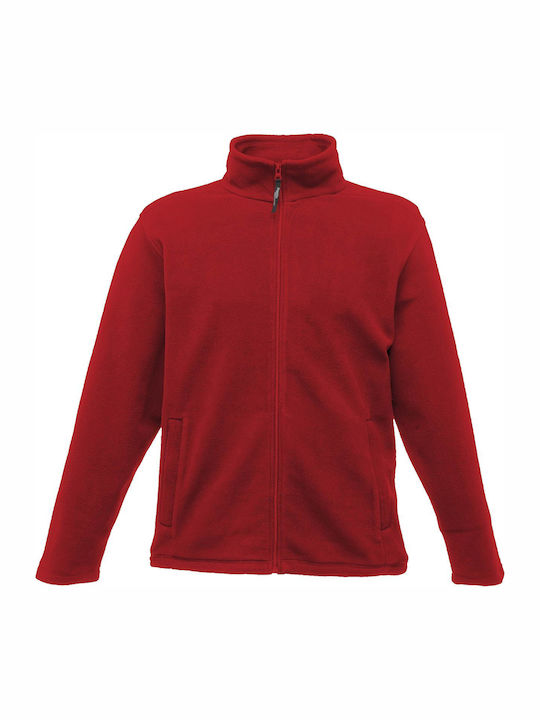 Full Men's Fleece Jacket Fleece Classic Red