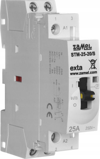 Control Manual Modular Pentru Contactori Instalare 25A 2xNO 230V AC Tip STM-25-20/S EXT10000287