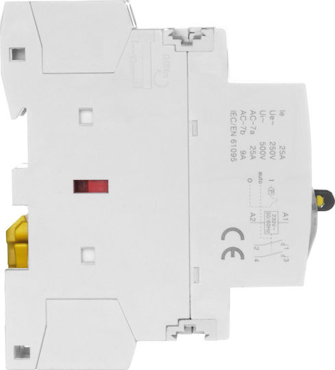 Control Manual Modular Pentru Contactori Instalare 25A 2xNO 230V AC Tip STM-25-20/S EXT10000287