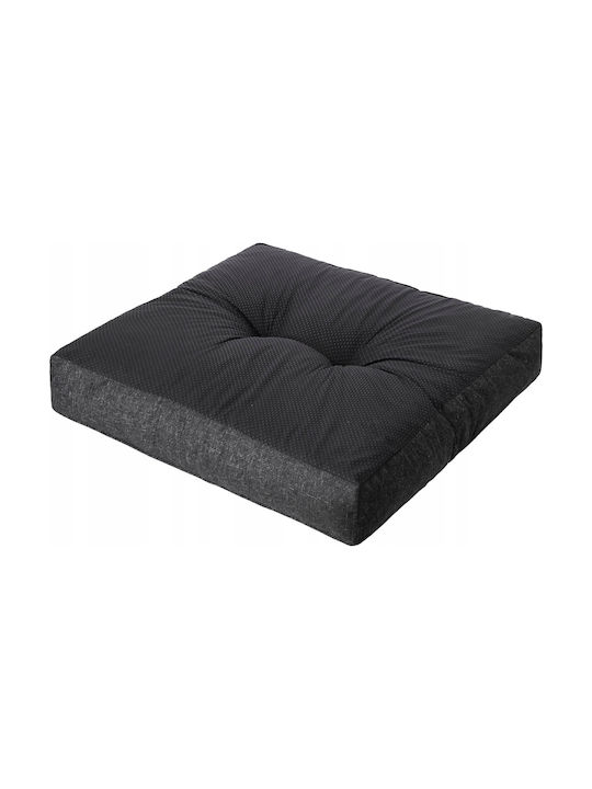 Garden Chair Cushion Black 40x40cm