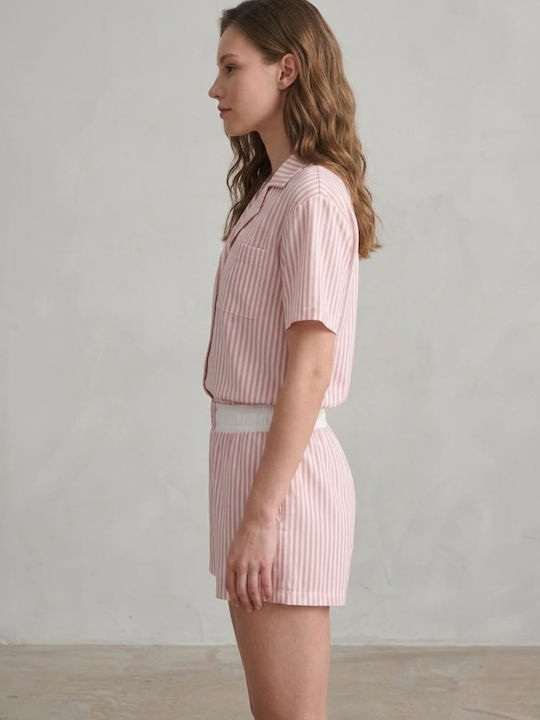 Set De Pijamale Dama De Vară Roz