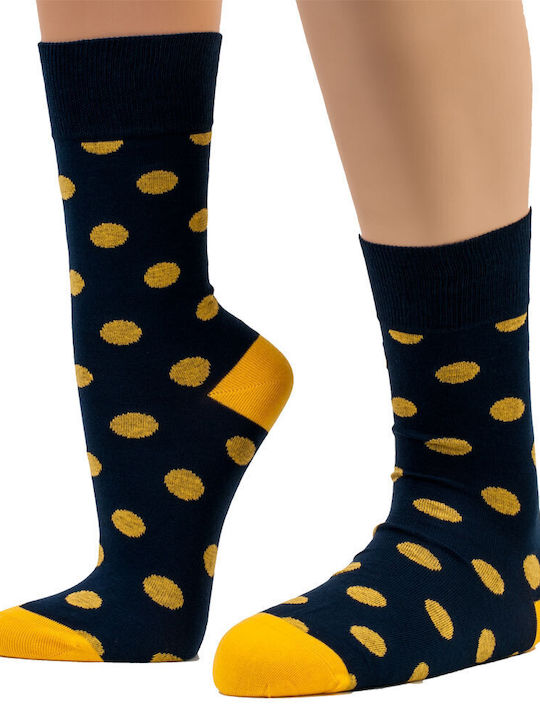 The Bus Socks With Blue Patterns