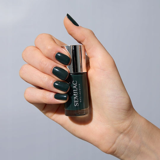 Semilac Klassischer Gel Nagellack 114 Flaschengrün 9ml