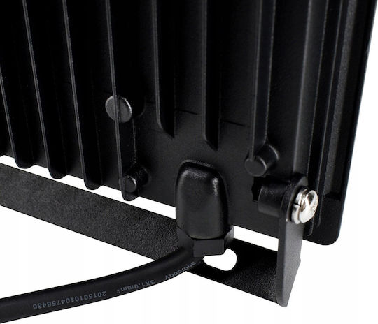 Bemko Στεγανός Προβολέας LED 50W Φυσικό Λευκό 4000K IP65