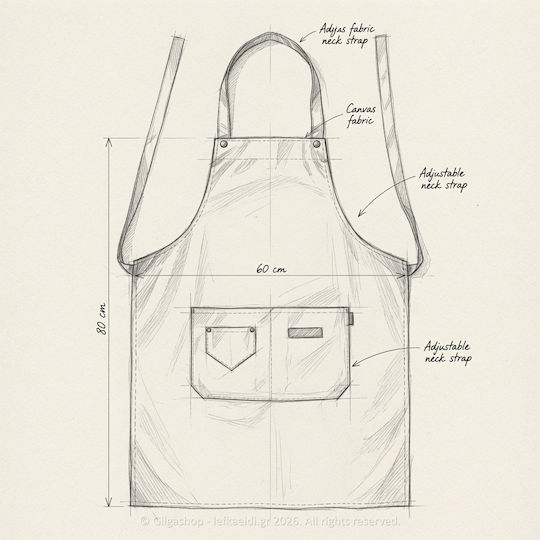 Catering-Schürze Kellner Stoff Polyester 3 Taschen 60×80cm Gsps6080sn2522-burgundisch