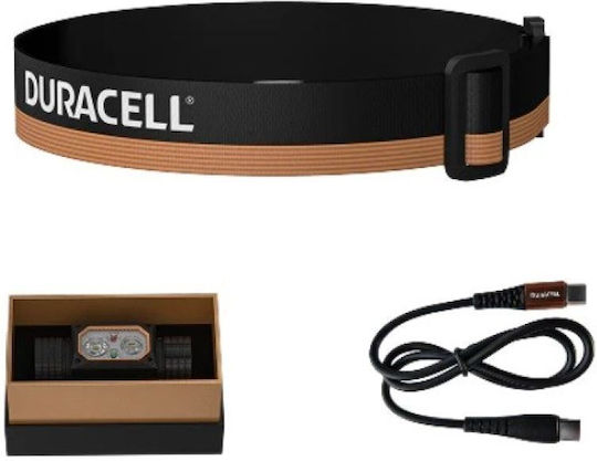 Duracell Rechargeable Head Flash Light LED IP54 with Maximum Brightness 2000 Lumen DH2000R GIFTBOX