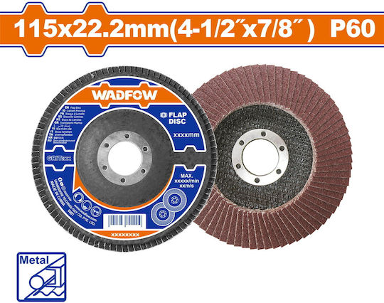 Wadfow Wyl0412 Πολυπτερο Γυαλισματος 115mm Ρ60 1τμχ