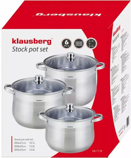 Klausberg Σετ Κατσαρόλες Klausberg Σετ Κατσαρόλες