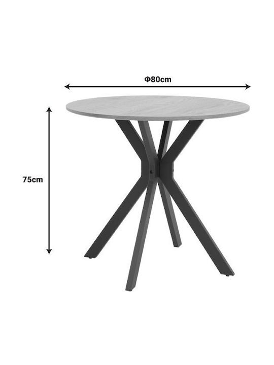 Gaston Esszimmermöbel-Set Mit 4 Stücken Küchen Tisch 80x80cm
