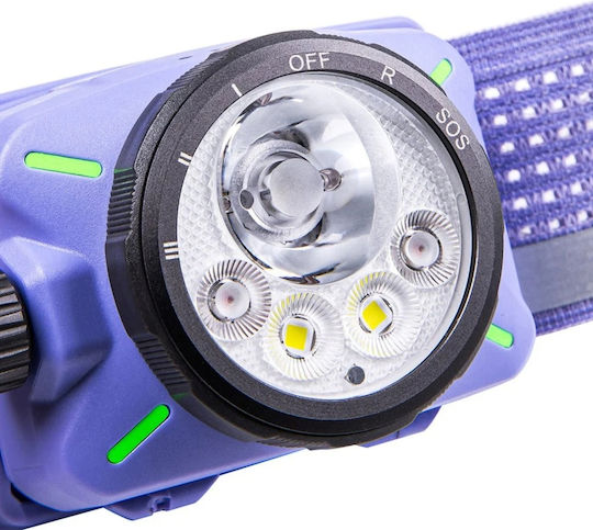 Nextorch Headlamp LED Dual Function with Maximum Brightness 1300lm