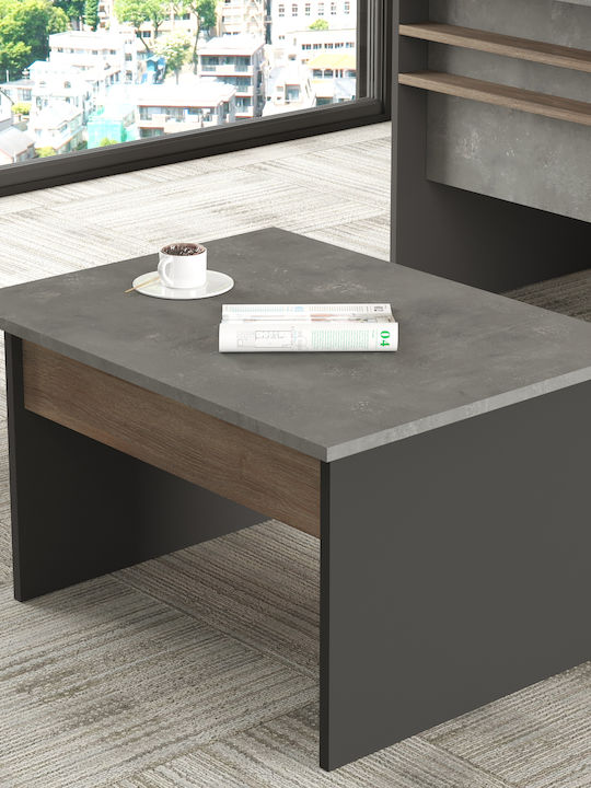 Computer Office Wooden Anthracite 80x60x46.3cm