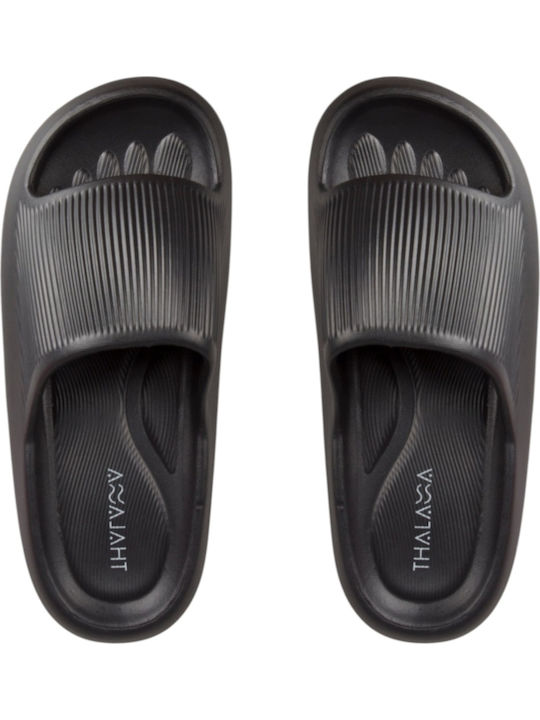 Herren-Badesandalen Schwarz