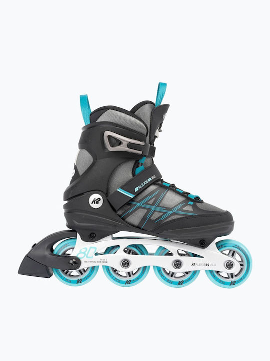 K2 80 Алу Inline Ролери Сиви За Възрастни